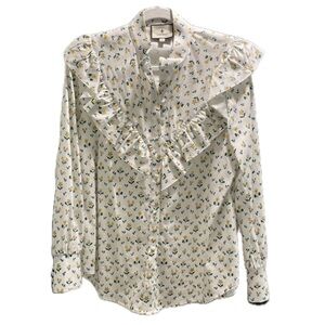 TUCKERNUCK | Posey Maddox
Floral Ruffle Long Sleeve | Size Small | NWOT